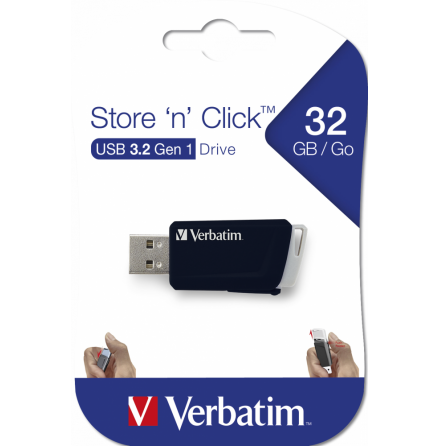 Store N Click USB Drive 32GB, Black