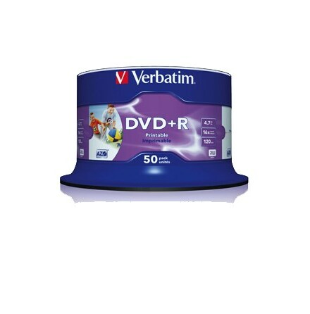 DVD+R 16XWide Inkjet printable No ID(50)