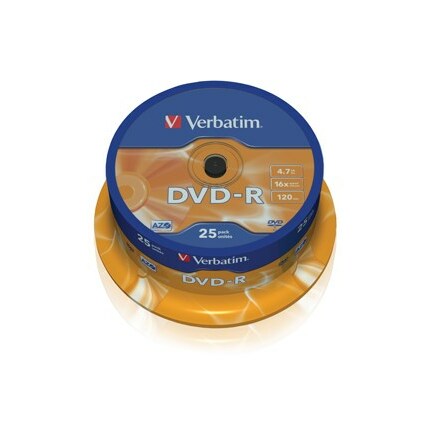 DVD-R 16x 4,7GB spindle (25)