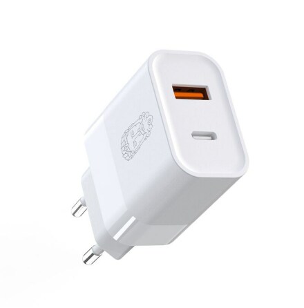 UPSTRM CIRKULR 30W Dual Port USB Power Adapter, White