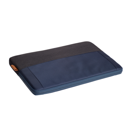 Lisboa 16 Laptop Sleeve, Dark Blue & Grey