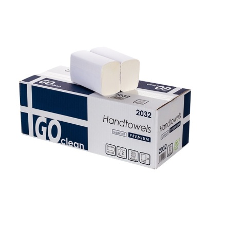 Pappershandduk GOclean W-fold 2-lager