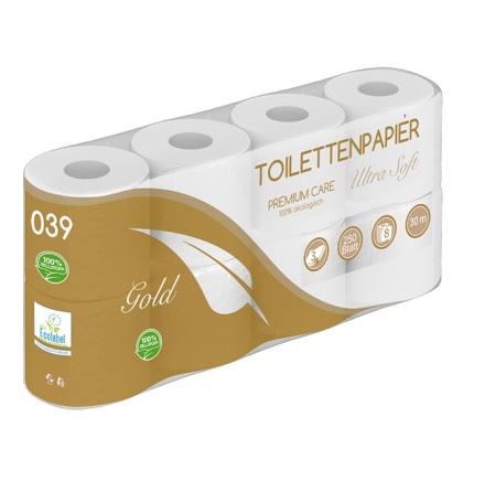 Toalettpapper GOclean Ultra soft 3-lagers 56rl EU Ecolabel