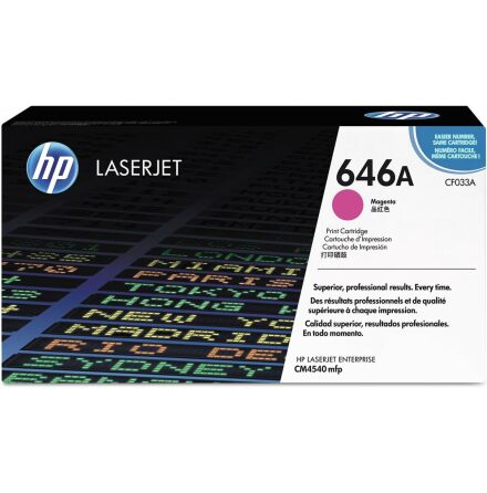 Color LaserJet 646A magenta print
