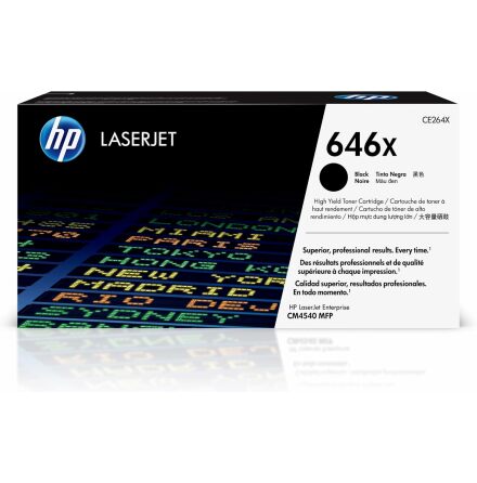 Color LaserJet 646X black toner