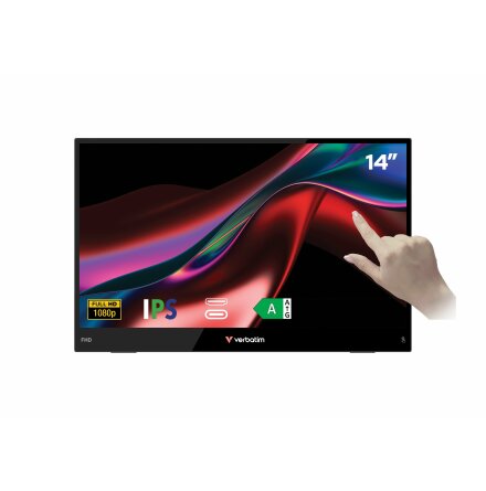 VERBATIM 14'' Portable FHD Touchscreen Monitor LIGHT