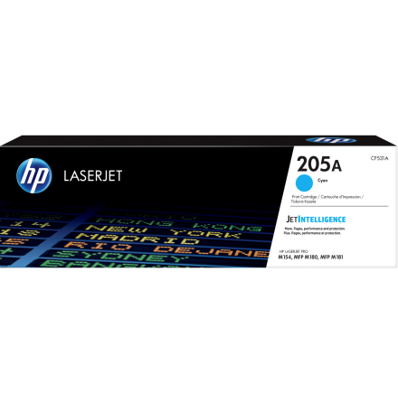 LaserJet 205A cyan toner