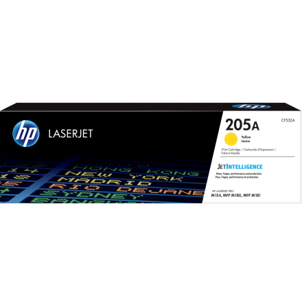 LaserJet 205A yellow toner