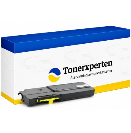 Kompatibel toner RX106R02231 som ers�tter Xerox Phaser 6600 gul 6000 sidor
