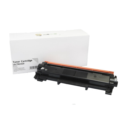 Kompatibel toner RBTN2420 svart ers�tter Brother TN-2420 svart 3000 sidor