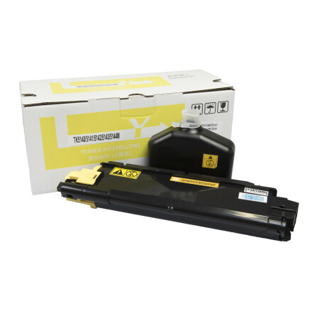 Kompatibel toner RKTK-5140Y som ers�tter Kyocera TK-5140Y gul 5000 sidor
