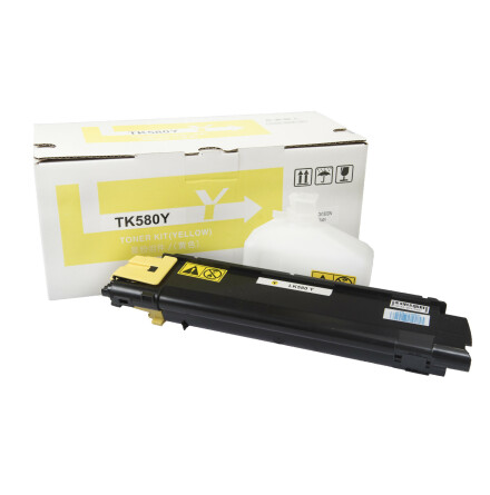 Kompatibel toner RKTK580Y  som ers�tter Kyocera TK-580Y gul 2800 sidor