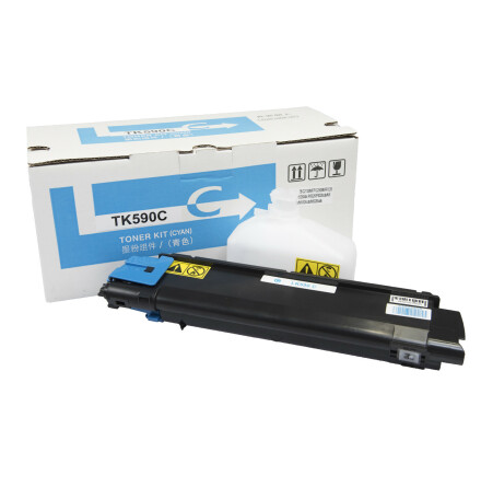 Kompatibel toner RKTK590C som ers�tter Kyocera TK-590C cyan 5000 sidor