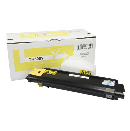 Kompatibel toner RKTK590Y som ers�tter Kyocera TK-590Y gul 5000 sidor