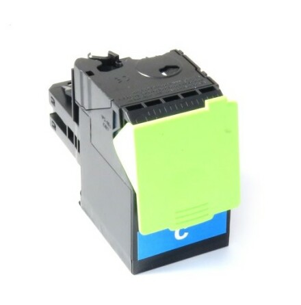 Kompatibel toner RLC242XC0 som ers�tter Lexmark  C242XC0  Cyan 3500 sidor