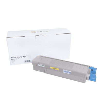 Kompatibel toner ROC610  som ers�tter OKI C610 gul 6000 sidor