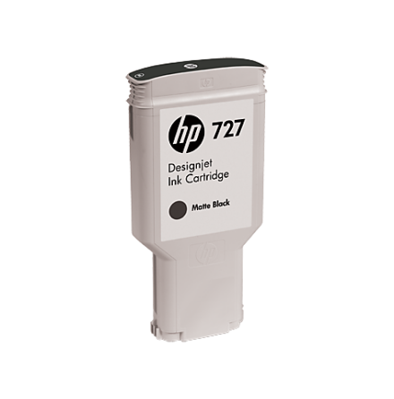 HP 727 matte black ink cartridge, 300 ml