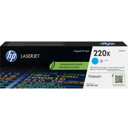 220X Cyan Original LaserJet Toner Cartridge 5,5K
