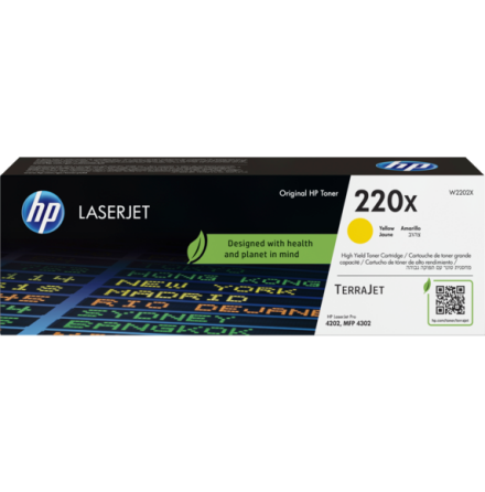 220X Yellow Original LaserJet Toner Cartridge 5,5K