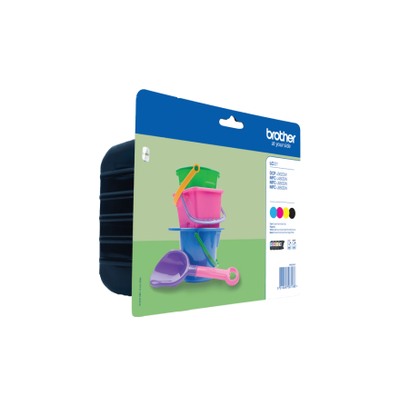 BROTHER LC221VALBP CMYK ink Multipack