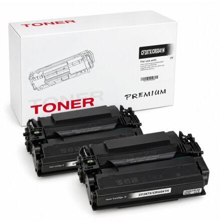 2-pack kompatibel toner RHCF287X som ers�tter HP CF287X � svart, 2 x 18000 sidor