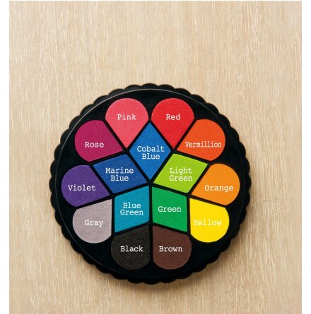  Irodori Pad Stamp pad set Bouquet