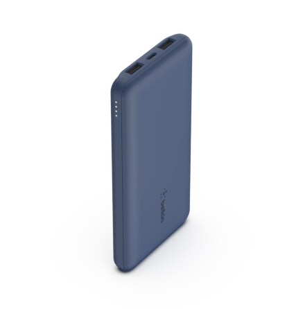10K Power Bank w/USB-C 15W, Blue