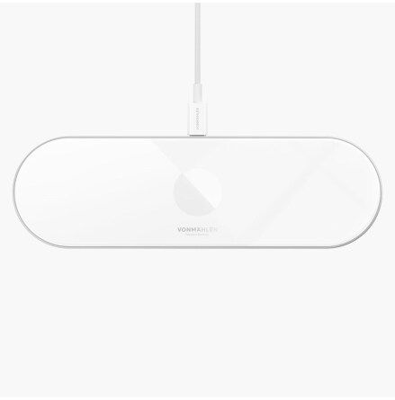Aura Home - The 3in1 Wireless Charging Station, White