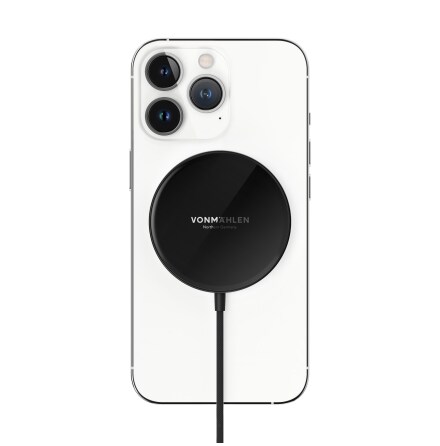 Aura Mini - The Magnetic Wireless Charging Pad, Black
