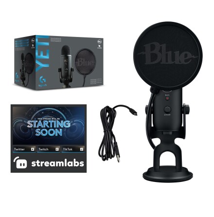 Blue Yeti Game Streaming Kit, Blackout