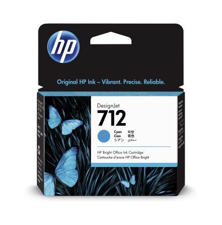 HP 712 29ml Cyan DesignJet Ink Cartridge