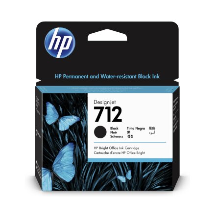HP 712 80ml Black DesignJet Ink Cartridge
