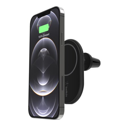 Magnetic Wireless Car Vent Mount + Car Charger, CLA
