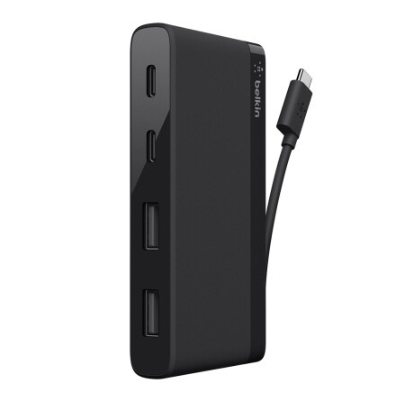 USB-C 4-Port Mini Hub, Black