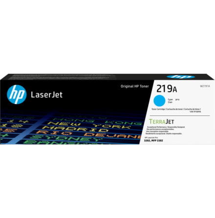 HP 219A Cyan Original LaserJet Toner Cartridge 1,200 pages